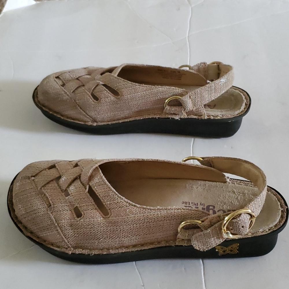 Alegria Naturally Freesia Leather Clogs Size 6 - Picture 5 of 10